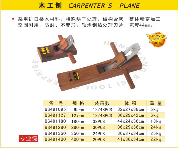 工具,量具和刃具 土木工具 木工手用刨刀与盖铁>波斯工具 木工刨